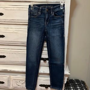 Amer Eagle Strech Jean 0 Xshort